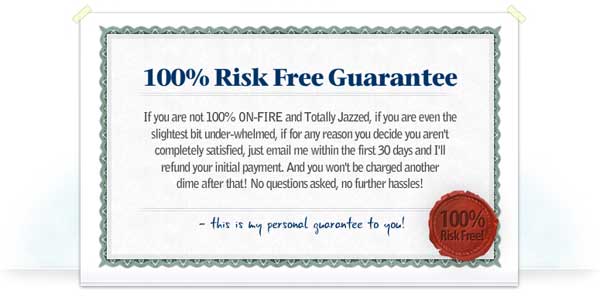 100% Risk Free Guarantee