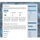 Blue Glass Theme HTML